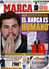 Portada diario Marca del 8 de Enero de 2010