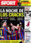 Portada diario Sport del 13 de Enero de 2010