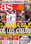 Portada diario AS del 14 de Enero de 2010