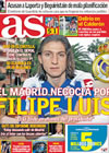 Portada diario AS del 15 de Enero de 2010