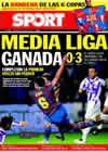Portada diario Sport del 24 de Enero de 2010