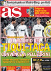 Portada diario AS del 2 de Febrero de 2010