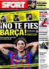 Portada diario Sport del 6 de Febrero de 2010