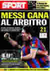 Portada diario Sport del 7 de Febrero de 2010