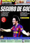 Portada Mundo Deportivo del 14 de Febrero de 2010