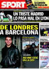 Portada diario Sport del 17 de Febrero de 2010