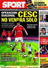 Portada diario Sport del 18 de Febrero de 2010