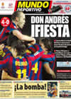 Portada Mundo Deportivo del 21 de Febrero de 2010