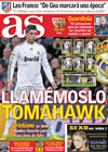 Portada diario AS del 23 de Febrero de 2010