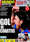 Portada Mundo Deportivo del 24 de Febrero de 2010