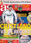 Portada diario AS del 25 de Febrero de 2010