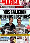 Portada diario Marca del 1 de Marzo de 2010