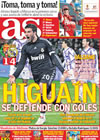 Portada diario AS del 15 de Marzo de 2010