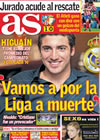 Portada diario AS del 16 de Marzo de 2010