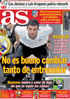 Portada diario AS del 24 de Marzo de 2010