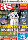 Portada diario AS del 26 de Marzo de 2010