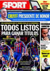 Portada diario Sport del 27 de Marzo de 2010