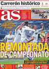 Portada diario AS del 29 de Marzo de 2010