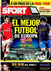 Portada diario Sport del 31 de Marzo de 2010