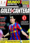 Portada Mundo Deportivo del 4 de Abril de 2010