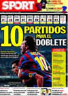 Portada diario Sport del 12 de Abril de 2010