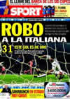 Portada diario Sport del 21 de Abril de 2010