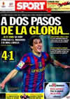 Portada diario Sport del 5 de Mayo de 2010