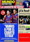 Portada Mundo Deportivo del 8 de Mayo de 2010