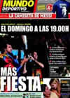 Portada Mundo Deportivo del 11 de Mayo de 2010