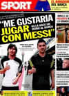 Portada diario Sport del 12 de Mayo de 2010