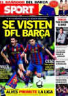 Portada diario Sport del 14 de Mayo de 2010