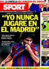 Portada diario Sport del 15 de Mayo de 2010