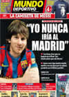 Portada Mundo Deportivo del 15 de Mayo de 2010