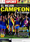 Portada diario Sport del 17 de Mayo de 2010