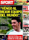 Portada diario Sport del 20 de Mayo de 2010