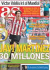 Portada diario AS del 21 de Mayo de 2010