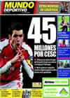 Portada Mundo Deportivo del 24 de Mayo de 2010