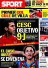 Portada diario Sport del 30 de Mayo de 2010