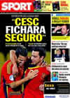 Portada diario Sport del 1 de Junio de 2010