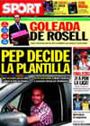 Portada diario Sport del 2 de Junio de 2010