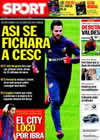 Portada diario Sport del 3 de Junio de 2010