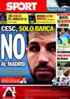 Portada diario Sport del 6 de Junio de 2010