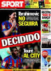 Portada diario Sport del 9 de Junio de 2010