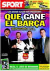 Portada diario Sport del 13 de Junio de 2010