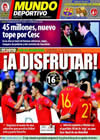 Portada Mundo Deportivo del 16 de Junio de 2010