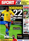 Portada diario Sport del 27 de Junio de 2010