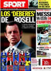 Portada diario Sport del 28 de Junio de 2010