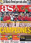 Portada diario AS del 29 de Junio de 2010