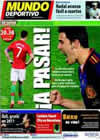 Portada Mundo Deportivo del 29 de Junio de 2010