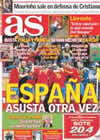 Portada diario AS del 1 de Julio de 2010